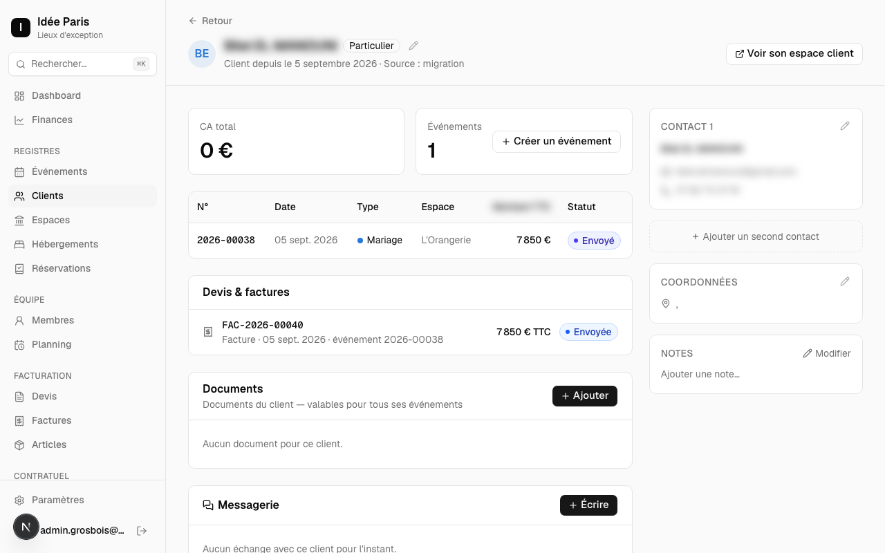 Client record