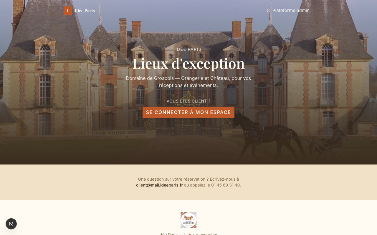 Landing page